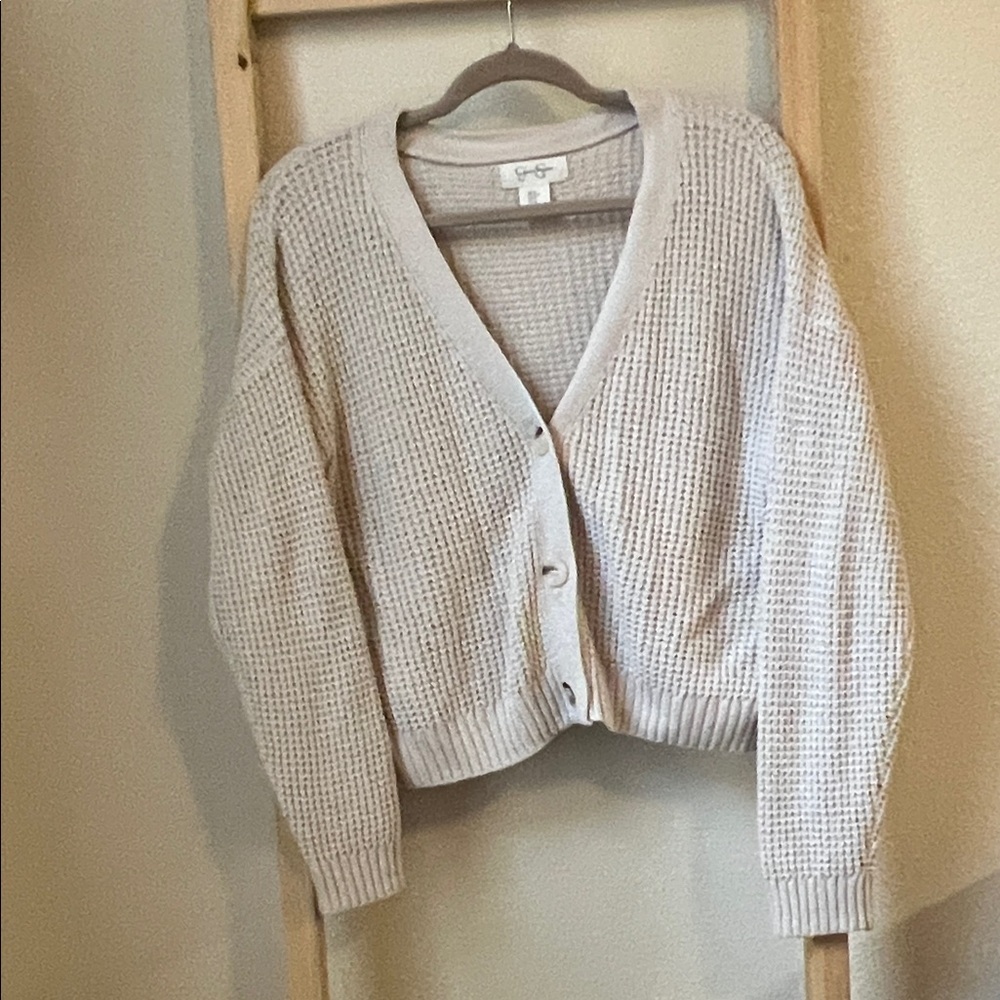 Jessica Simpson Cream Knit Cardigan